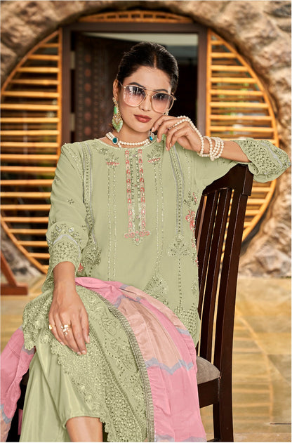 101 Al Fathima Fox Georgette Pakistani Salwar Suits
