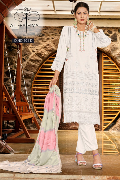 101 Al Fathima Fox Georgette Pakistani Salwar Suits