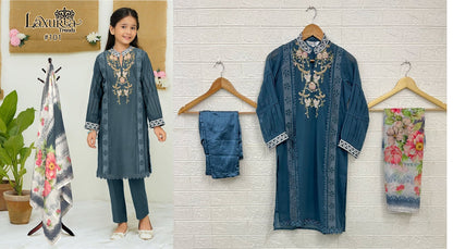 101 Laxuria Trendz Fox Georgette Girls Readymade Pant Suits