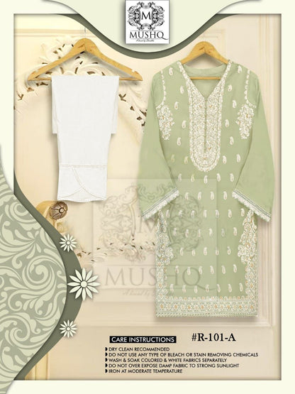 101 Mushq Fox Georgette Kurti Pant Set