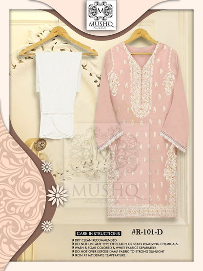 101 Mushq Fox Georgette Kurti Pant Set