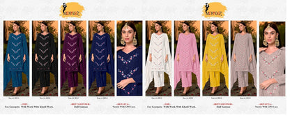 1022 Mehfooz Fox Georgette Pakistani Salwar Suits