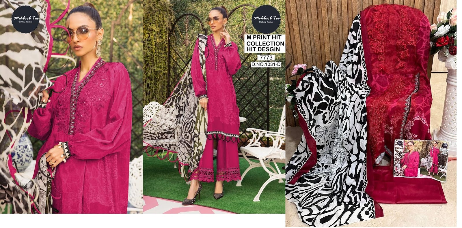 1031 Mehboob Tex Cotton Pakistani Patch Work Suits