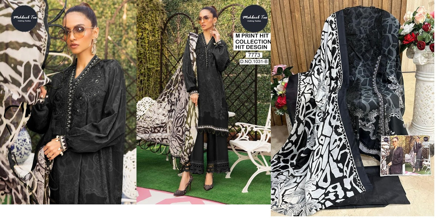 1031 Mehboob Tex Cotton Pakistani Patch Work Suits