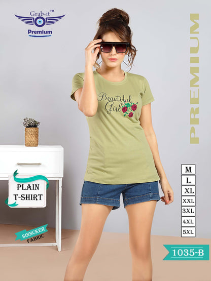 1035-B Grab It Sinker Women Tshirt