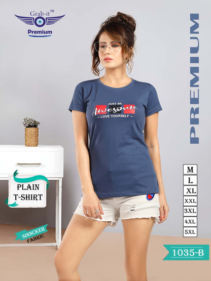1035-B Grab It Sinker Women Tshirt
