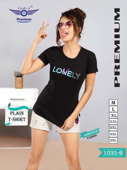 1035-B Grab It Sinker Women Tshirt