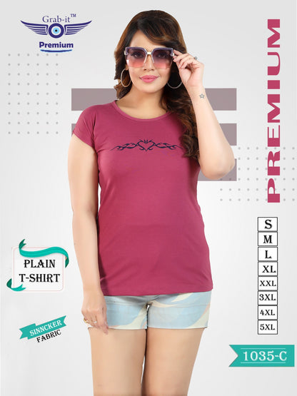 1035-C Grab It Sinker Women Tshirt
