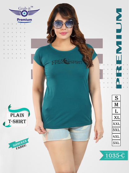 1035-C Grab It Sinker Women Tshirt