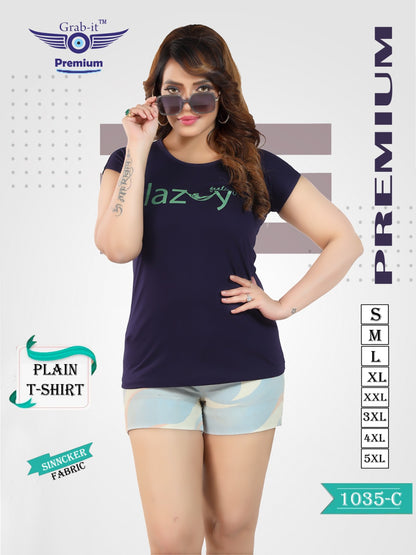 1035-C Grab It Sinker Women Tshirt