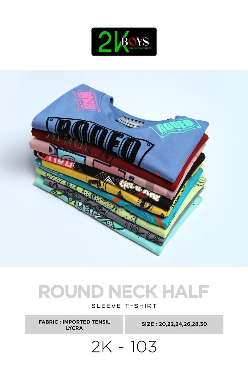 103 2Kboys Lycra Boys Tshirt