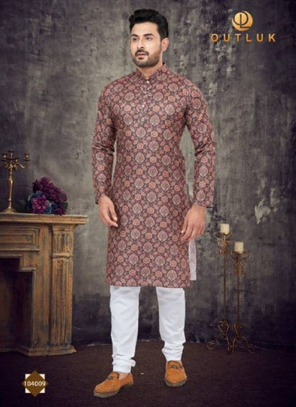 104-105 Outluk Cotton Mens Kurta Pajama