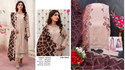 1044 Safa Creation Organza Pakistani Salwar Suits