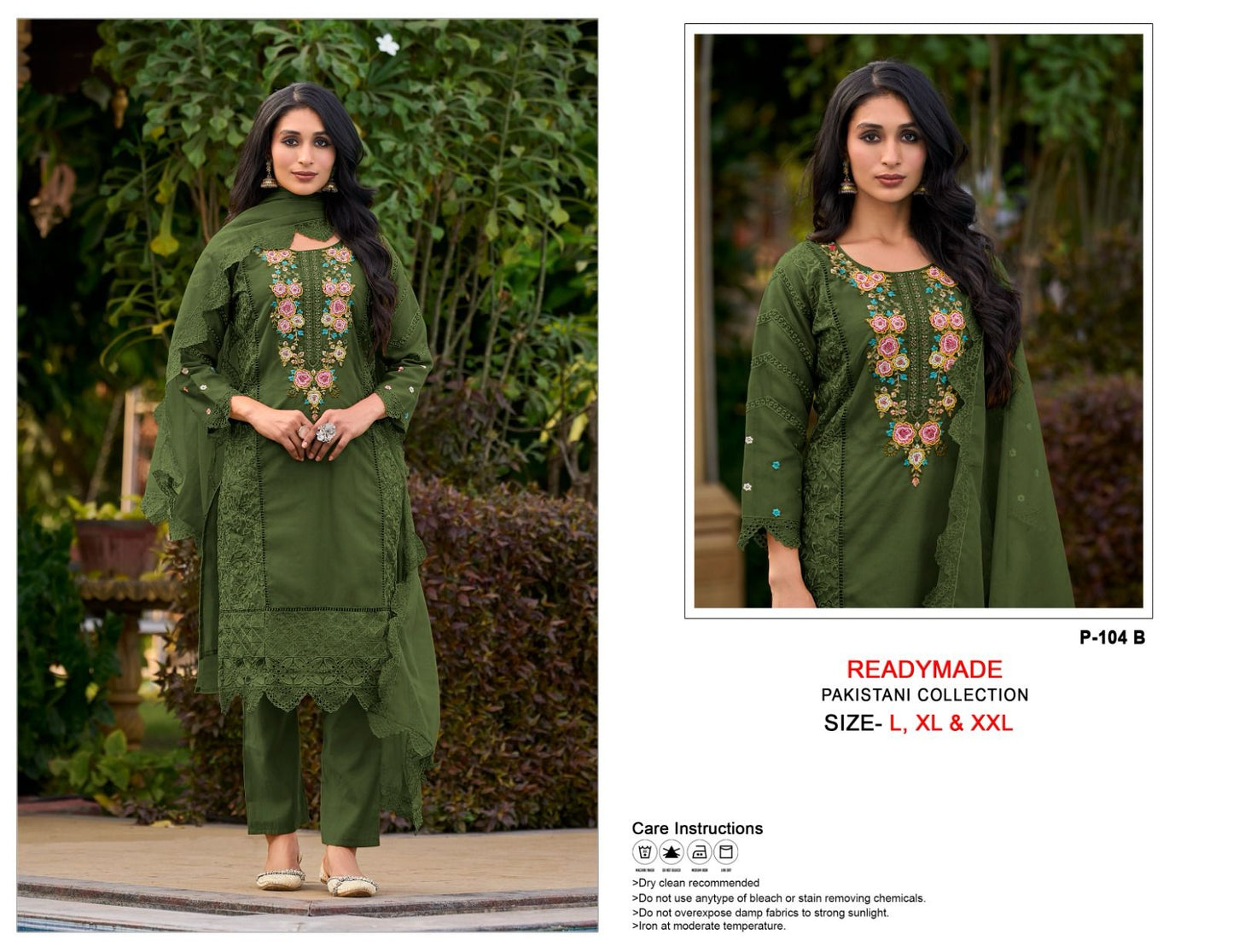 104 Ajraa Organza Pakistani Readymade Suits