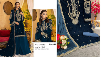 1052 Safa Creation Velvet Suits