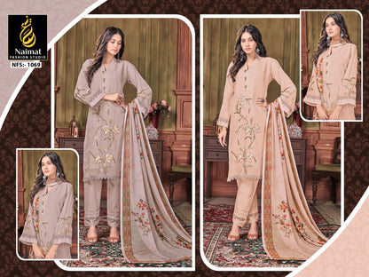 1069 Naimat Fashion Studio Organza Pakistani Readymade Suits
