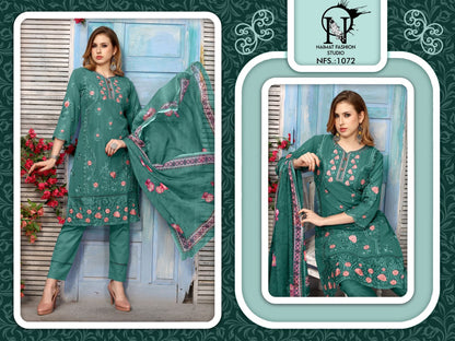1072 Naimat Fashion Studio Pure Fox Pakistani Readymade Suits