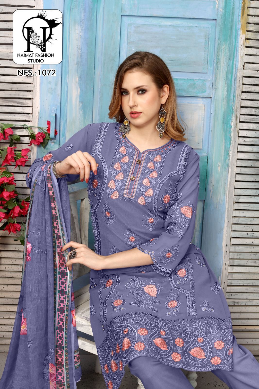 1072 Naimat Fashion Studio Pure Fox Pakistani Readymade Suits