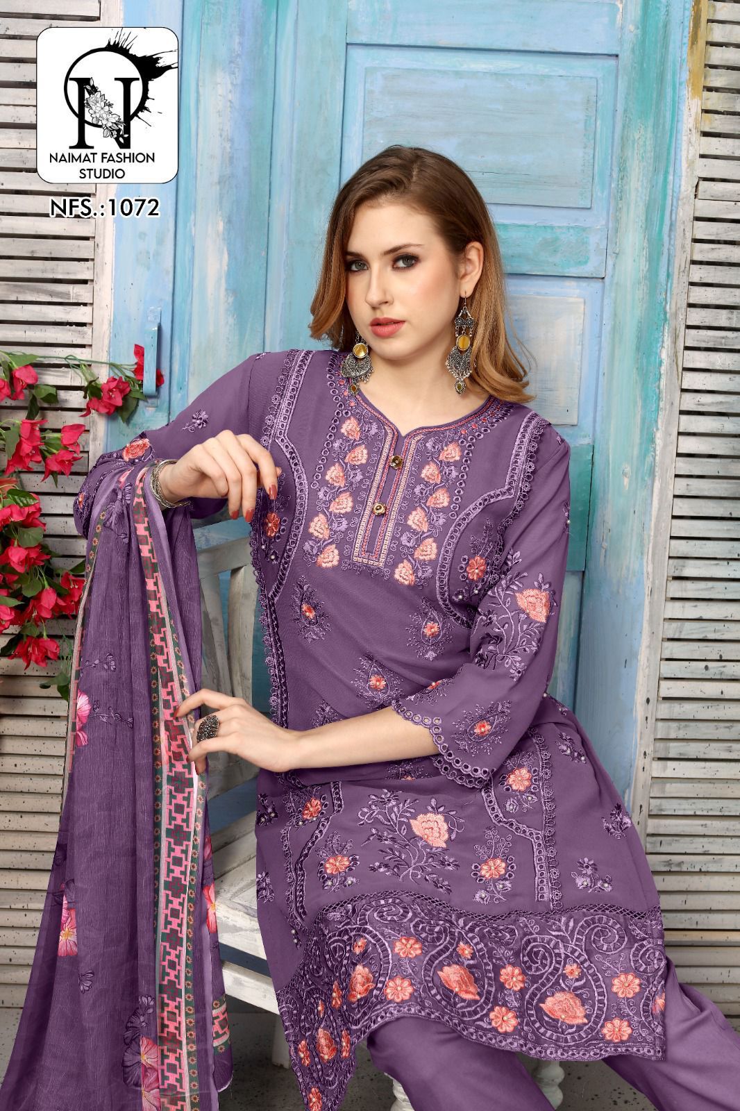1072 Naimat Fashion Studio Pure Fox Pakistani Readymade Suits