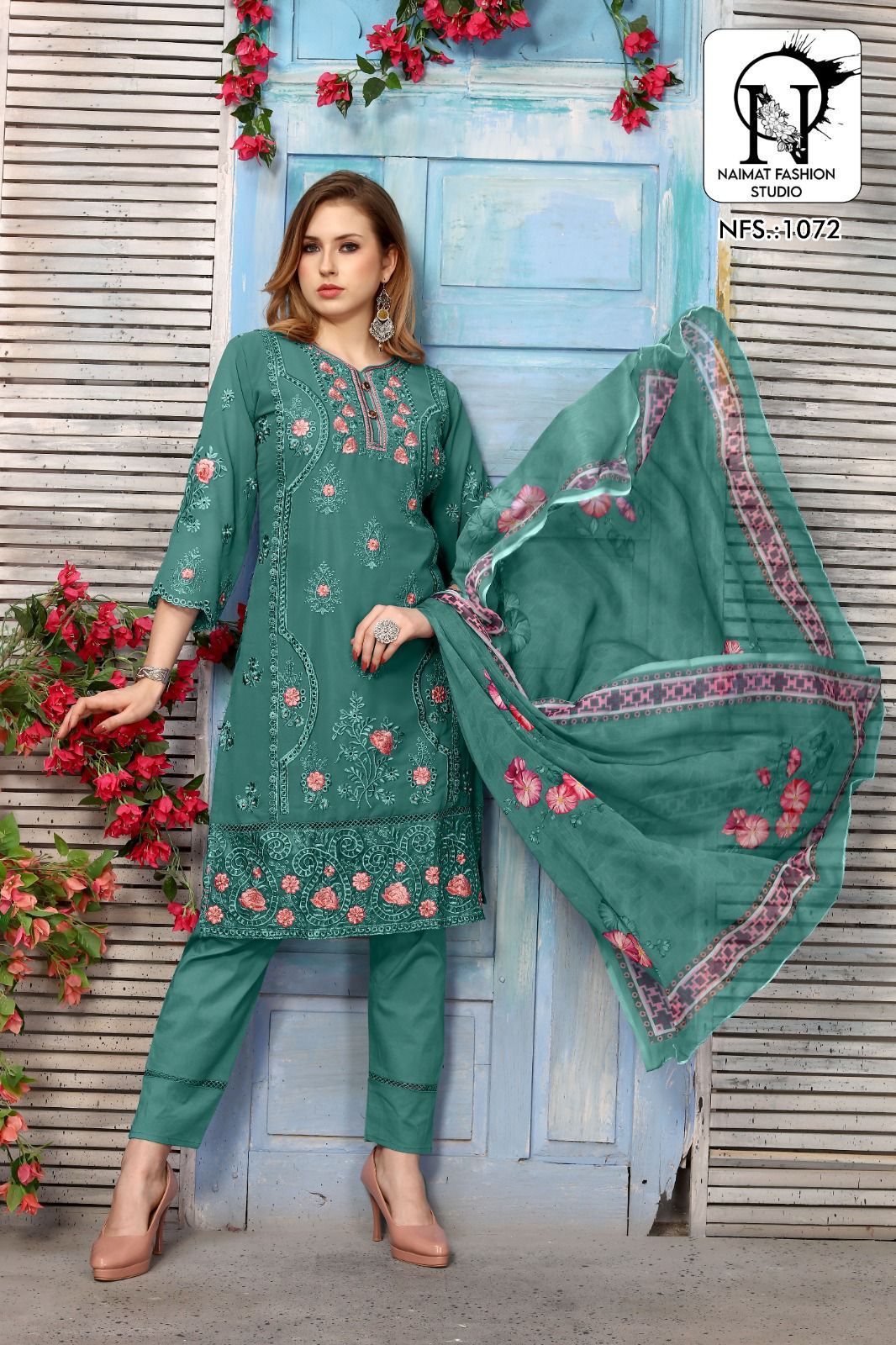 1072 Naimat Fashion Studio Pure Fox Pakistani Readymade Suits