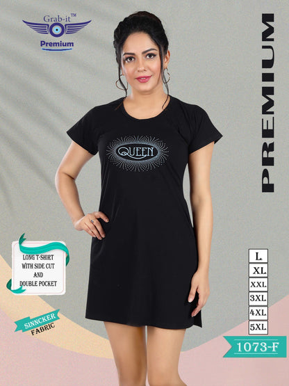 1073 F Grab It Sinker Women Long Tshirt