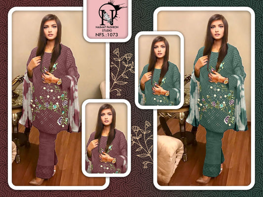 1073 Naimat Fashion Studio Pure Fox Pakistani Readymade Suits