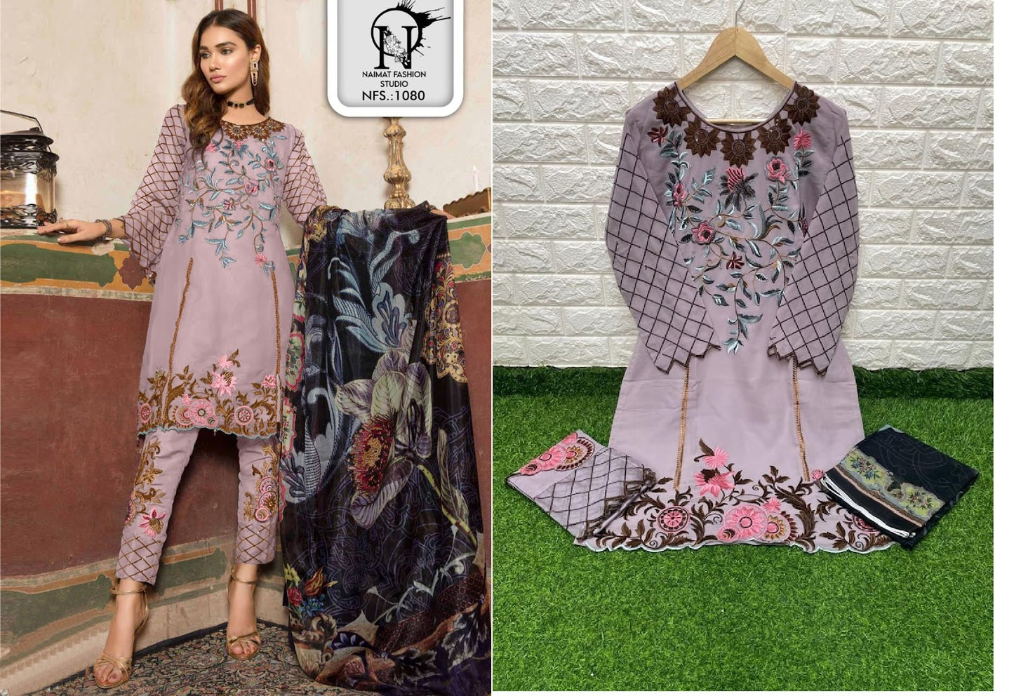 1080 Naimat Fashion Studio Pure Fox Pakistani Readymade Suits