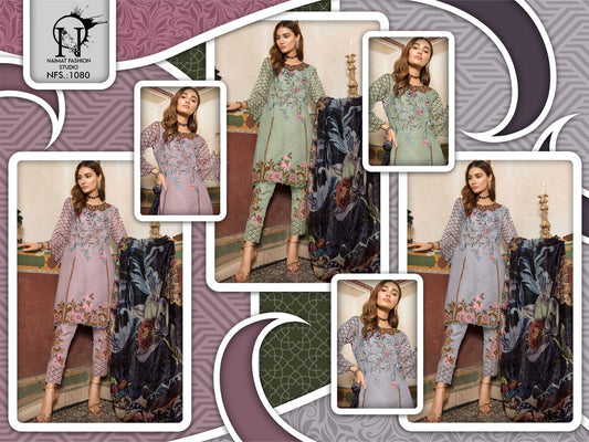1080 Naimat Fashion Studio Pure Fox Pakistani Readymade Suits