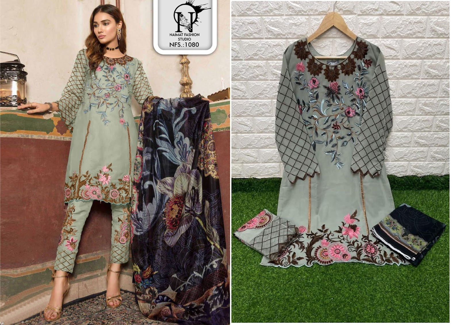 1080 Naimat Fashion Studio Pure Fox Pakistani Readymade Suits