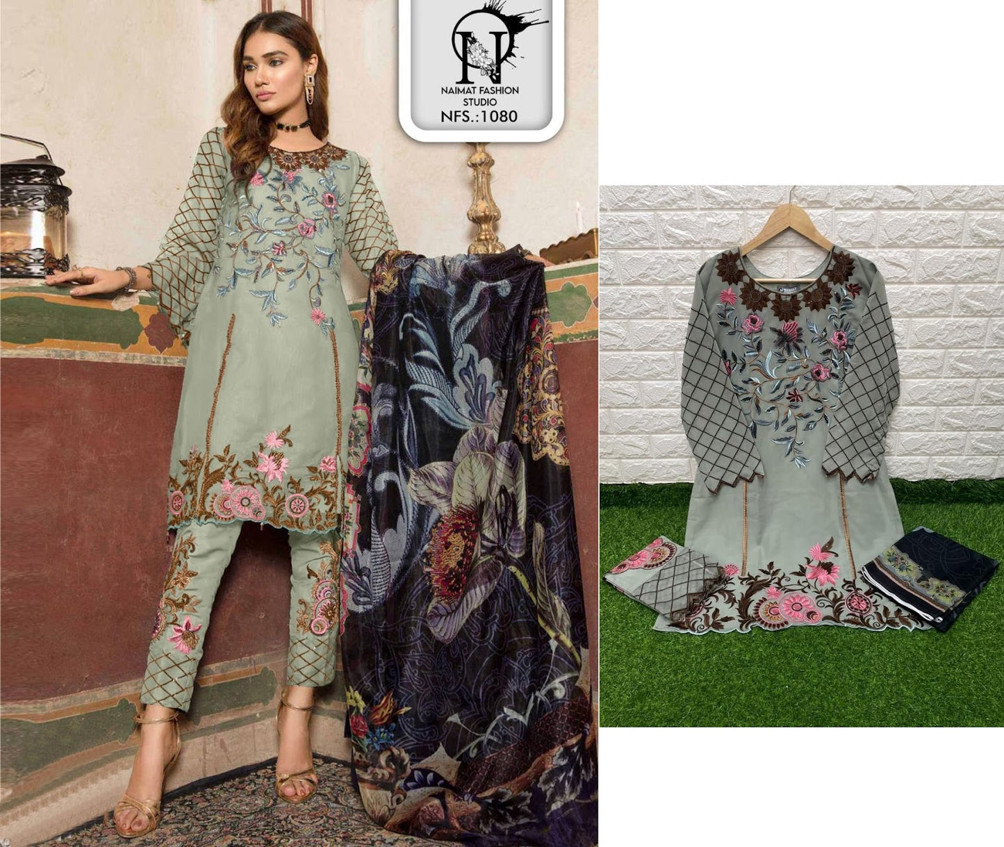 1080 Nishant Fashion Pure Fox Pakistani Readymade Suits