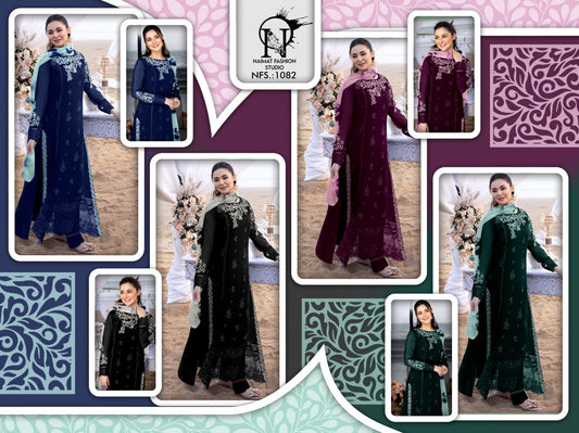 1082 Naimat Fashion Studio Pure Fox Pakistani Readymade Suits