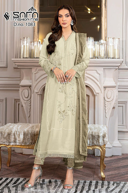 1083 Safa Fashion Fab Georgette Pakistani Readymade Suits