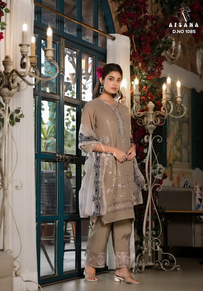 1085 Afsana Georgette Readymade Pant Style Suits