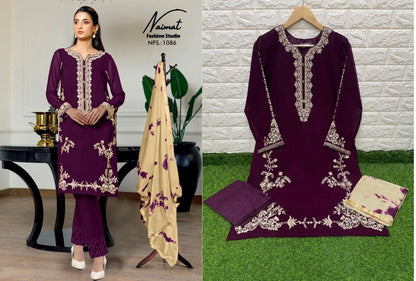 1086 Naimat Fashion Studio Pure Fox Pakistani Readymade Suits