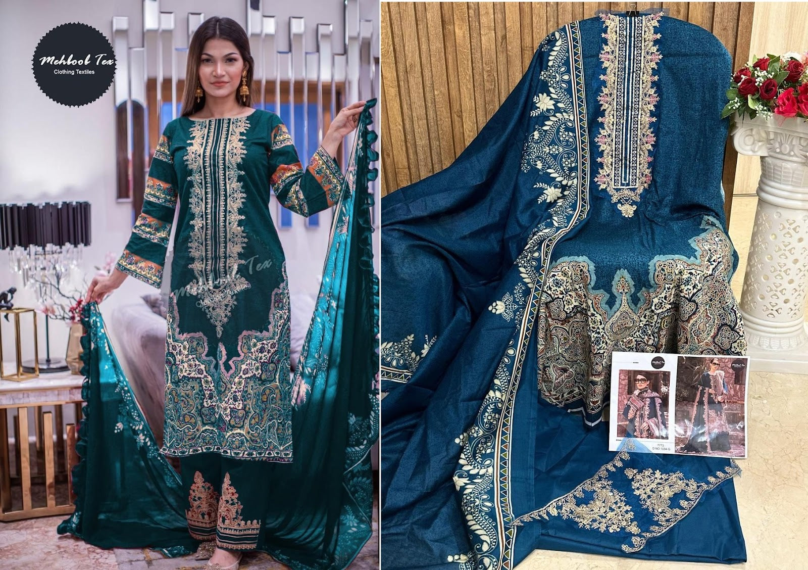 1094 Mehboob Tex Cotton Pakistani Salwar Suits