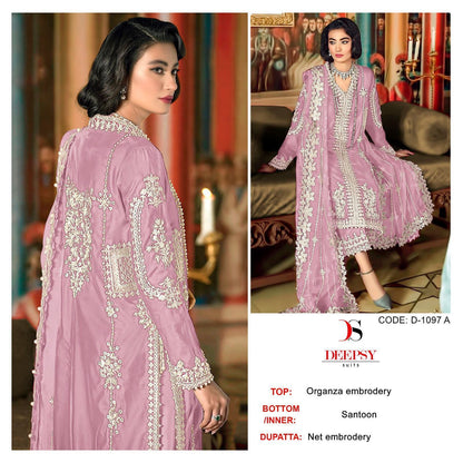 1097-Colors Deepsy Organza Pakistani Salwar Suits