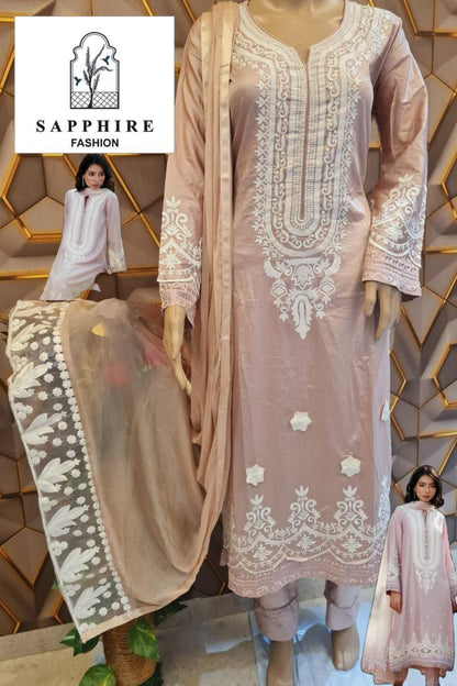 109 Sapphire Jaam Cotton Pakistani Readymade Suits