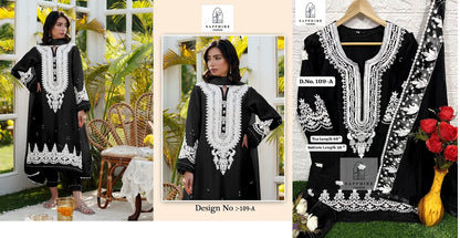 109 Sapphire Jaam Cotton Pakistani Readymade Suits