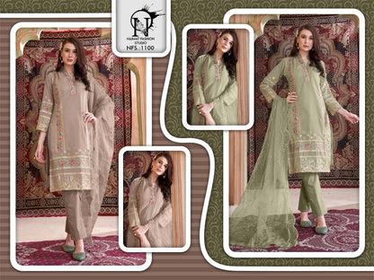 1100 Naimat Fashion Studio Fox Georgette Pakistani Readymade Suits