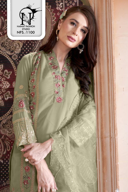 1100 Naimat Fashion Studio Fox Georgette Pakistani Readymade Suits