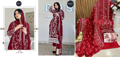 1109 Mehboob Tex Lawn Pakistani Patch Work Suits