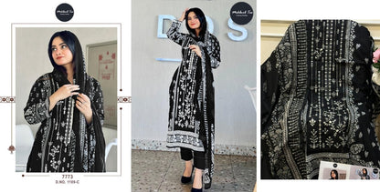 1109 Mehboob Tex Lawn Pakistani Patch Work Suits
