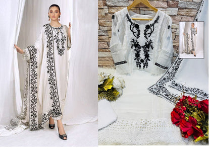 1111 Queens Art Georgette Pakistani Readymade Suits