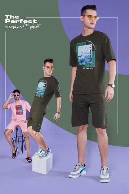 1112 Eighty Three 24S Gold Finesh Mens Co Ord Set