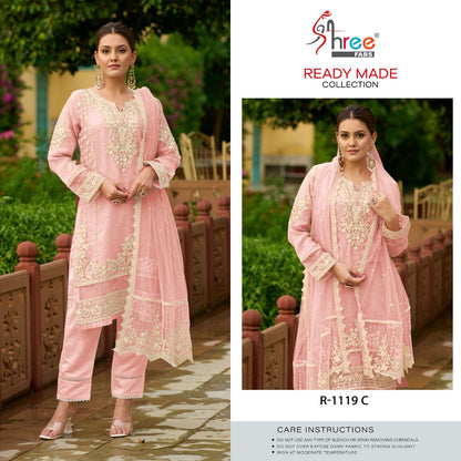 1119-Colors Shree Fabs Organza Pakistani Readymade Suits