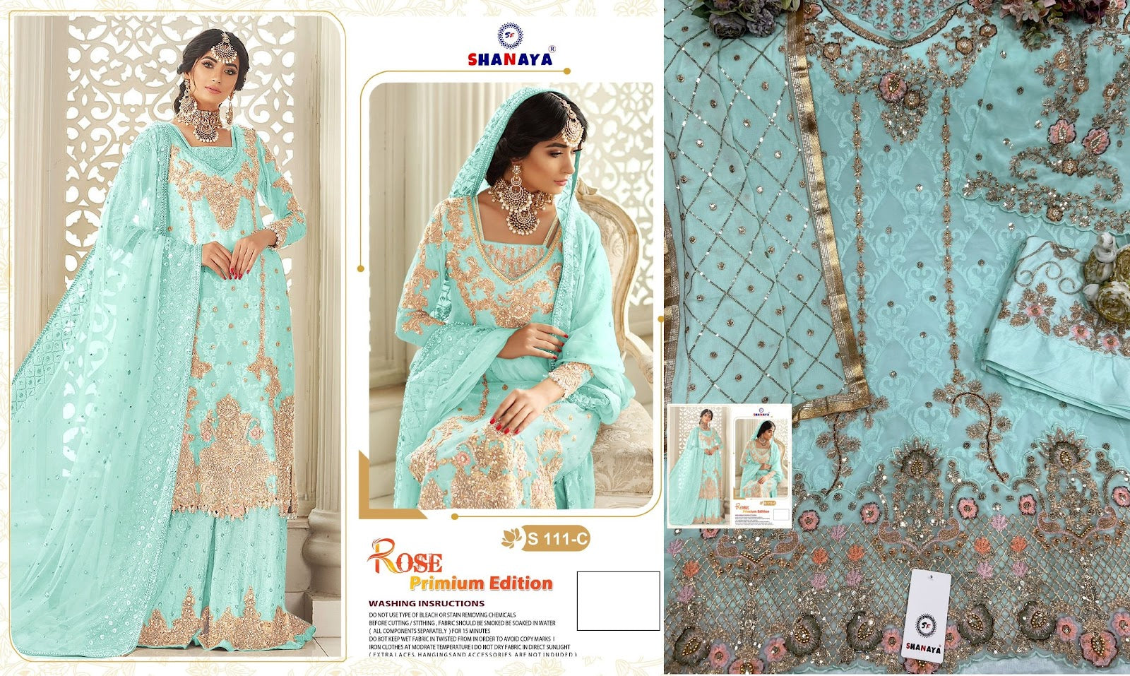 111 Colors Shanaya Fashion Georgette Pakistani Salwar Suits
