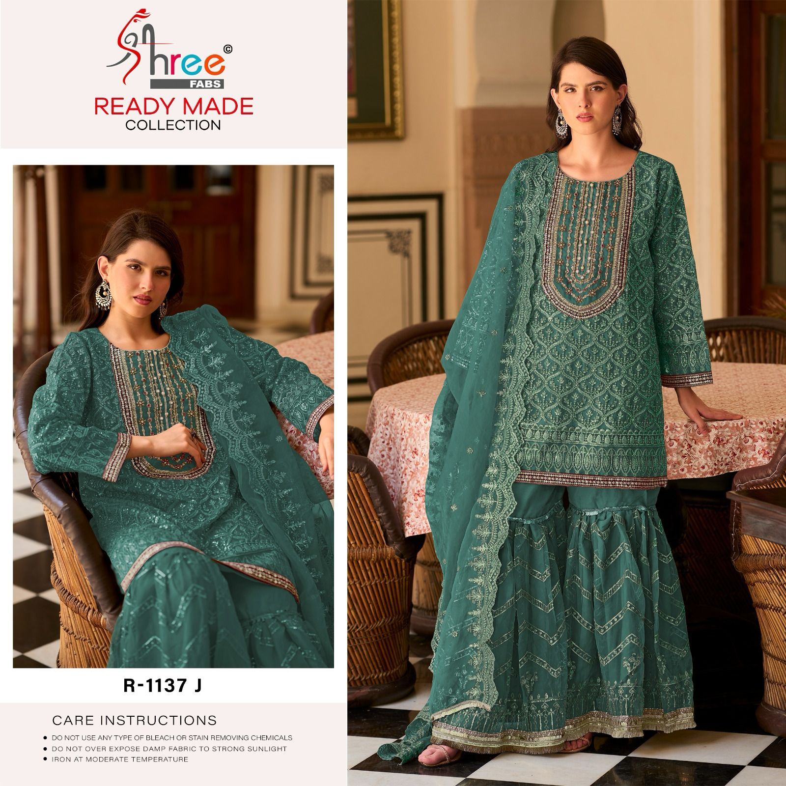 1137-Colors Shree Fabs Organza Pakistani Readymade Suits