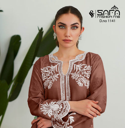 1141 Colors Safa Fashion Fab Georgette Pakistani Readymade Suits