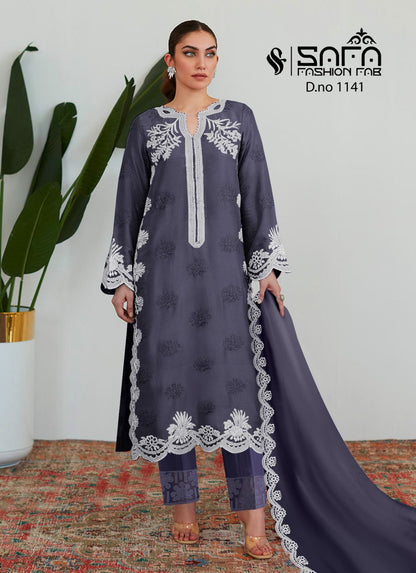 1141 Colors Safa Fashion Fab Georgette Pakistani Readymade Suits