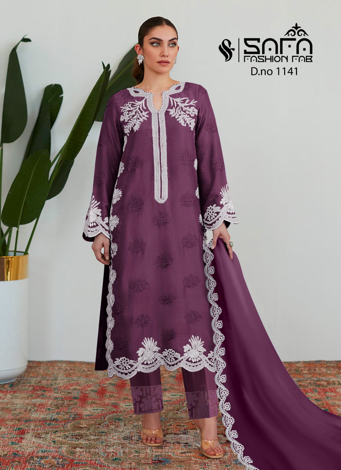 1141 Colors Safa Fashion Fab Georgette Pakistani Readymade Suits